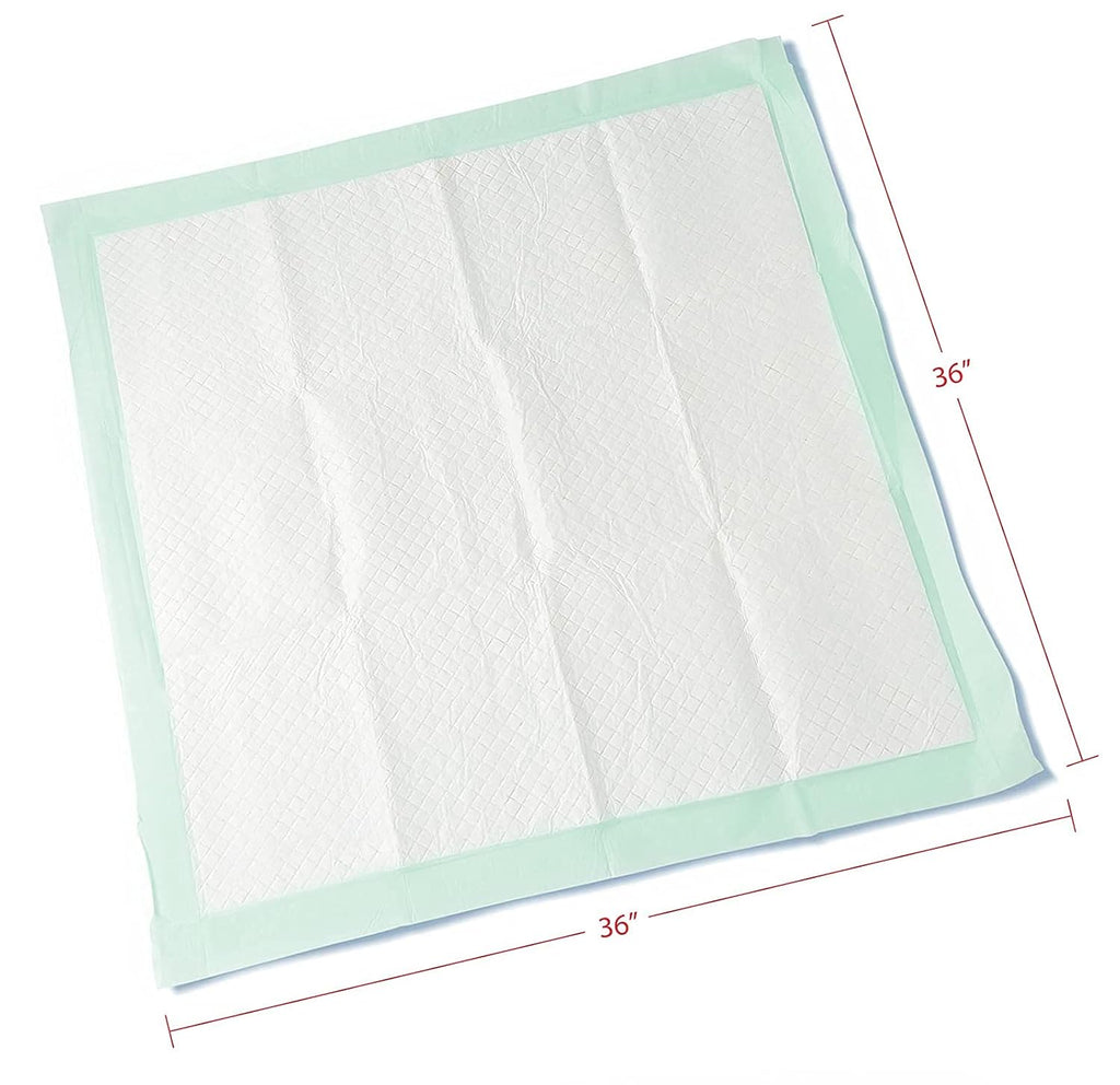 Heavy Absorbency Disposable Bed Pads, 36 x 36 Quilted, 50 Per Case D107