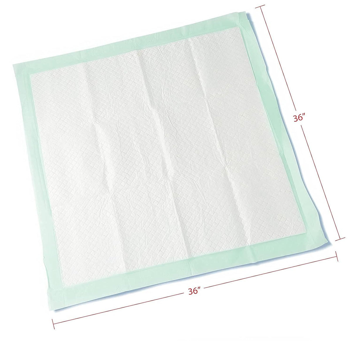 Heavy Absorbency Disposable Bed Pads, 36 x 36 Quilted, 50 Per Case D107