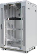 18U Gray Wall Mount Server Rack Cabinet O4939