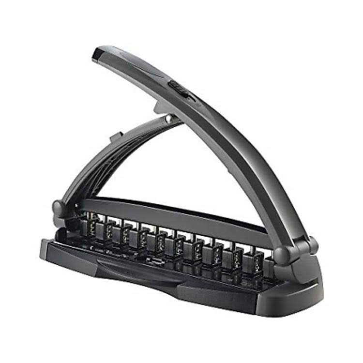 8-Sheet Capacity Black & Gray Paper Punch V414