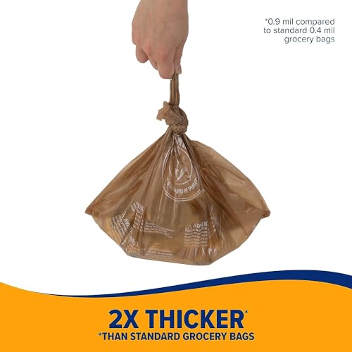 Swivel Bin & Rake Dog Poop Scooper with 20 Count Poop Bags D528