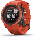 Flame Red Solar-Powered Rugged Outdoor Smartwatch I13481