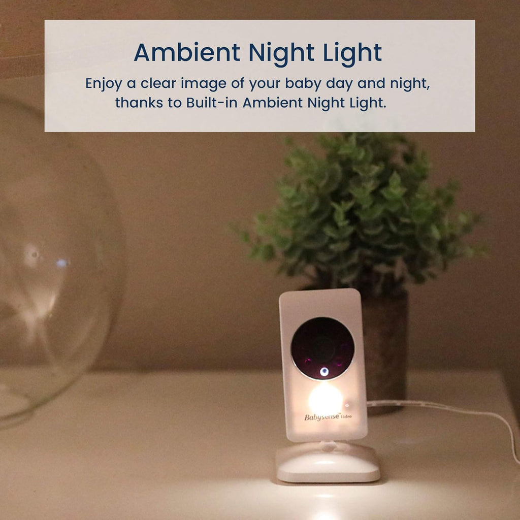 Video Baby Monitor with Camera and Audio, Two Cameras, Night Vision, Two Way Talk D6212