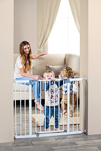 White Extra-Wide Baby Safety Gate G343