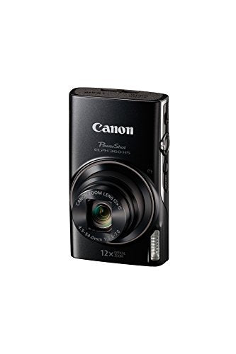 Black Digital Camera with 12x Optical Zoom and Image Stabilization N879
