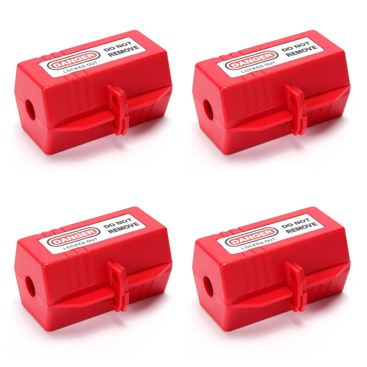 110 and 220 Volt Plug Lockout Device 4 Pack I6004