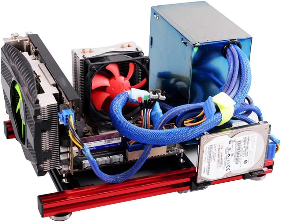 ATX Open Air Aluminum Alloy PC Case B878636