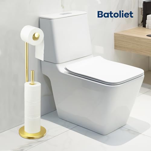 Toilet Paper Holder Stand with Storage J19254