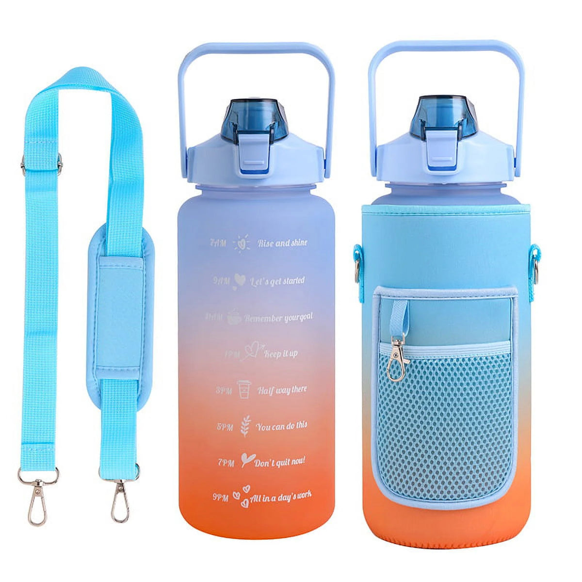 70 oz Tritan BPA-free Sports Bottle with Straw S98336