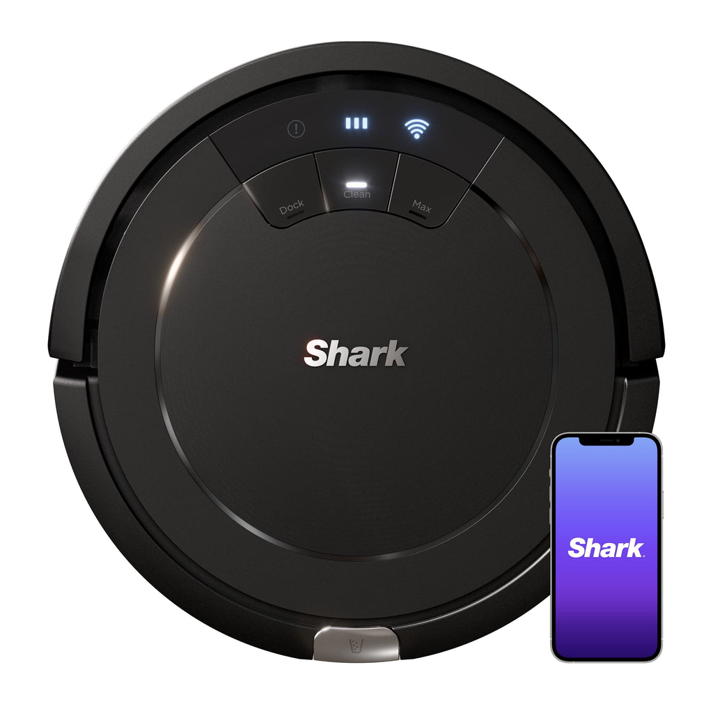 Black Wi-Fi Connected Robot Vacuum Y4953