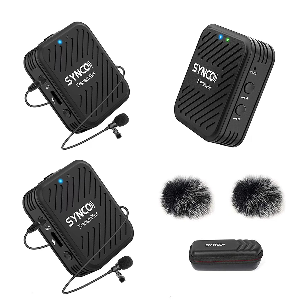 2.4G Wireless Microphone System with 2 Lavalier Microphones N283