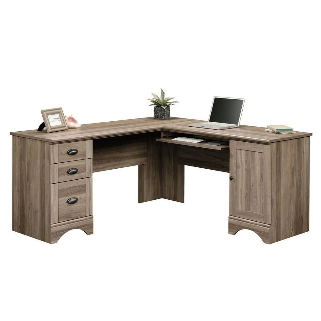 L-Shaped Engineered Wood Computer Desk Z47456