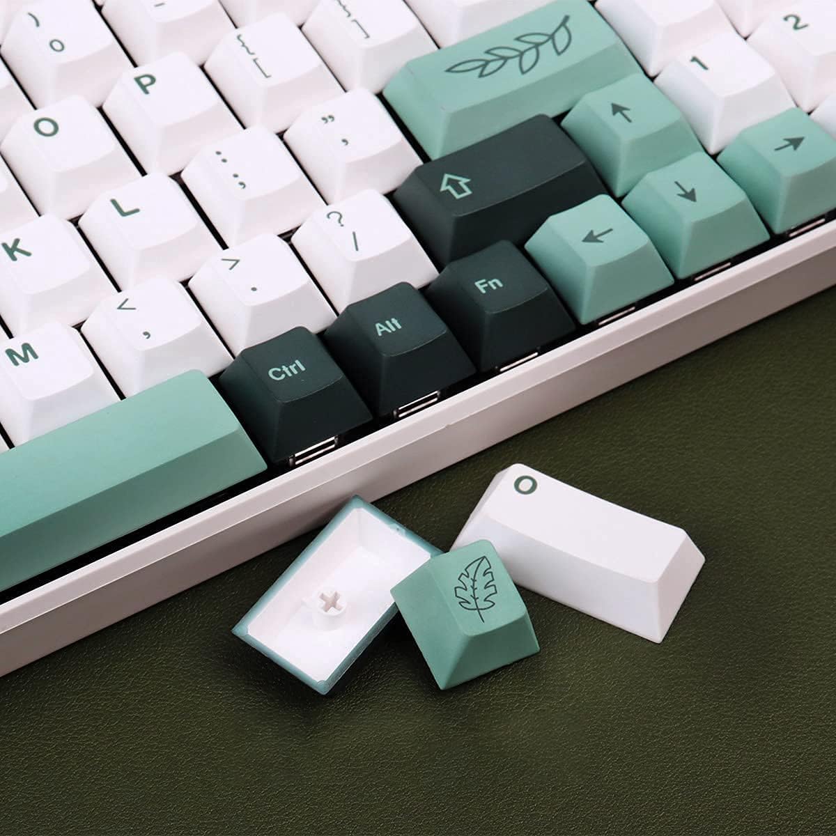 141 Keys PBT Botanical Keycaps Cherry Profile DYE-SUB F66588