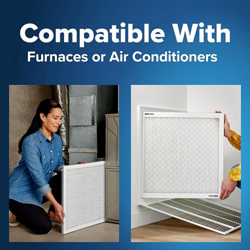 20x25x1 Pleated Electrostatic Air Filter, 6-Pack T5844