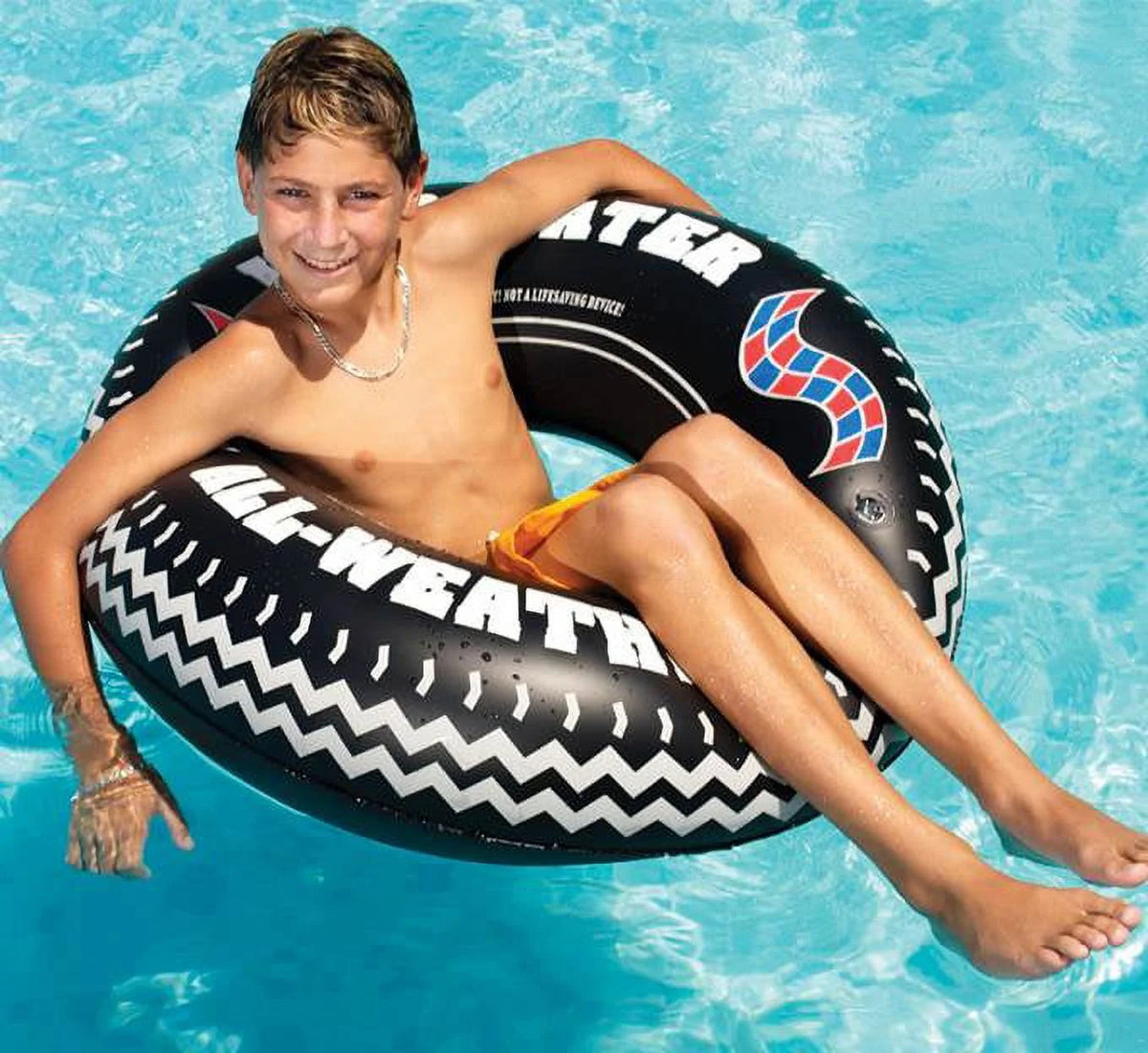 36 Inch Tire Swimming Pool Float (2 Pack) M94445