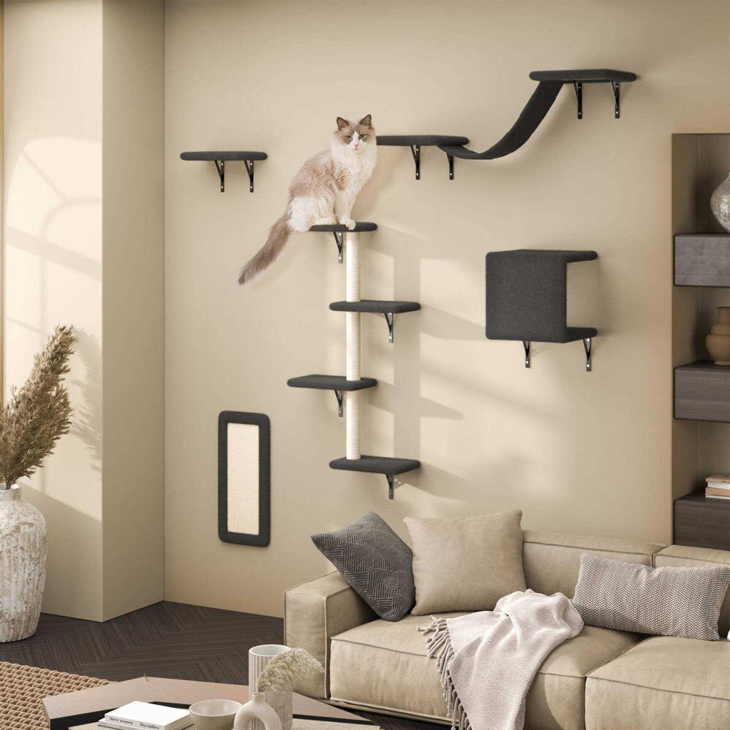 Wall Mounted Shelves Set Cat Tree N245