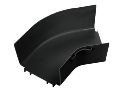 Black Angled Cable Raceway Fitting N59106