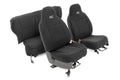 Jeep Neoprene Seat Cover Set Black H4586