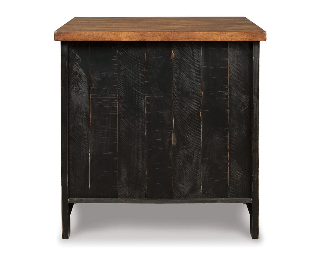 Black/Brown End Table I292