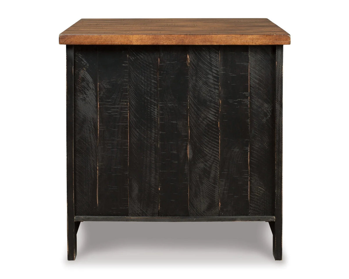 Black/Brown End Table I292