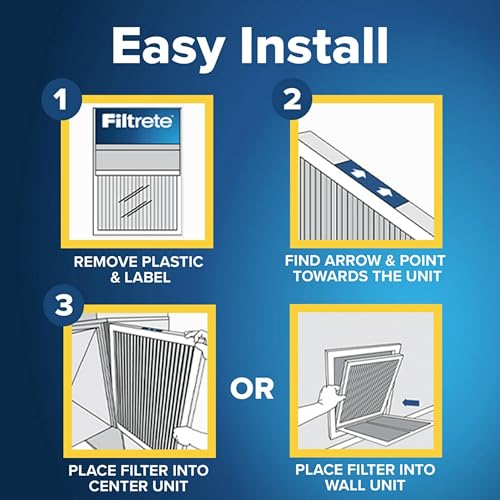 20x25x1 Pleated Electrostatic Air Filter, 6-Pack T5844