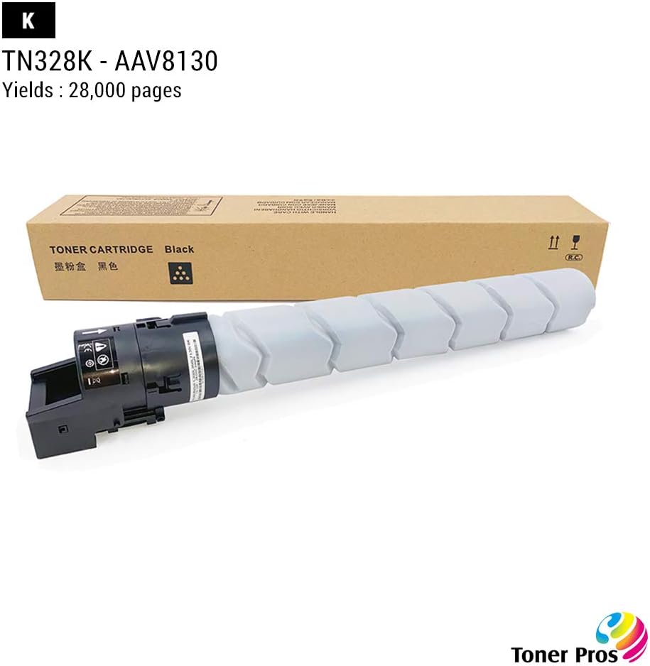TN-328 Toner Cartridge 4 Color Pack for Konica Minolta Bizhub C250i C300i C360i Printer H4956