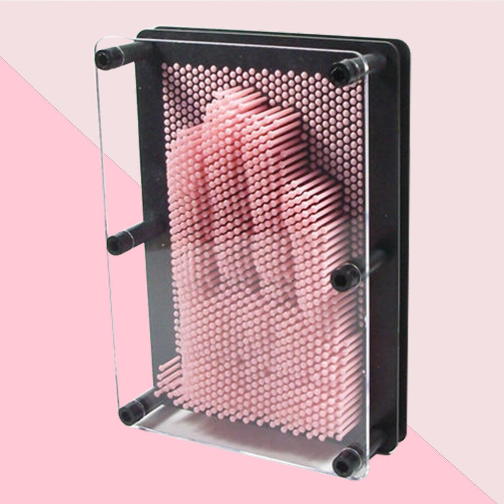Medium Size Pink 3-Dimensional Pin Art Board Toy K397