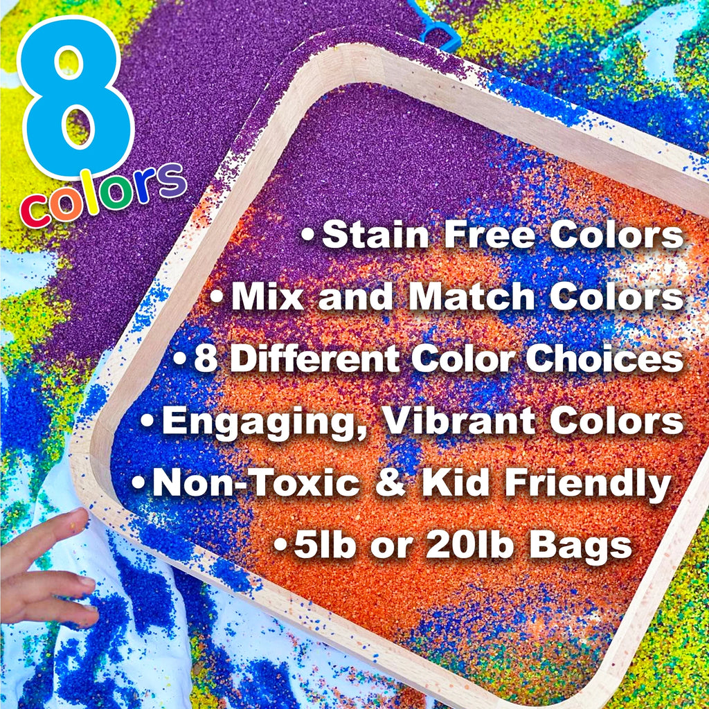 Red Colored Play Sand, 5 lb. Bag D336019