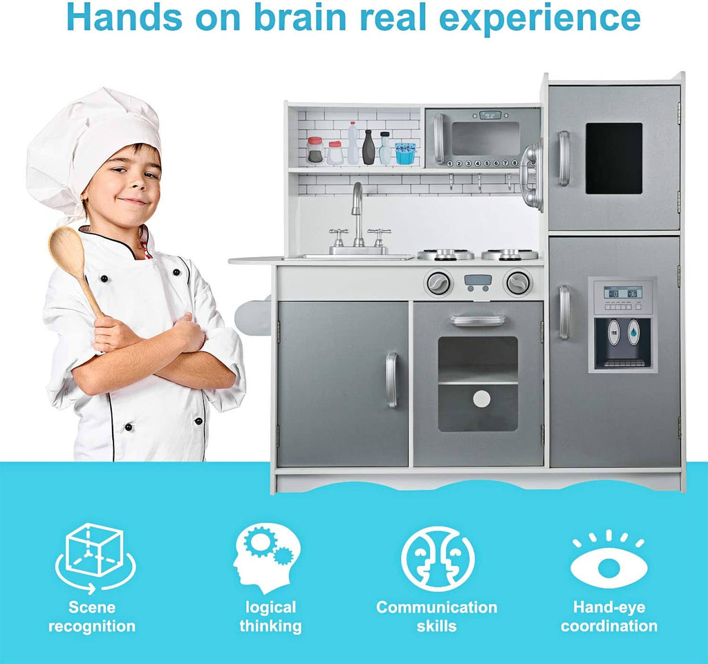 Toy Kitchen Set with Ice Maker and Removable Sink J36328