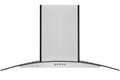 36 Inch Wall Mount Range Hood with Tempered Glass and Stainless Steel W404