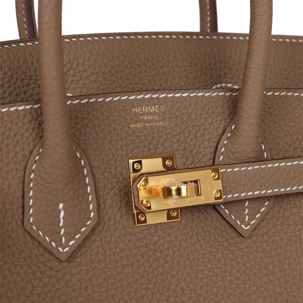 Birkin 25 Etoupe Togo Gold Hardware K393766