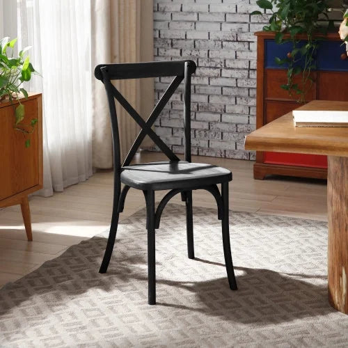 Resin Dining Side Chair Set of 4 U74348