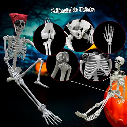 5.4Ft Life Size Posable Skeleton E4997