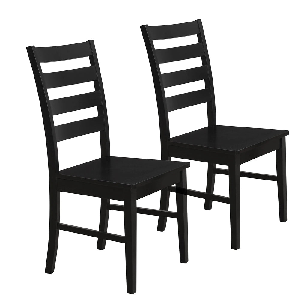 Set of 2 Black Dining Chair S427