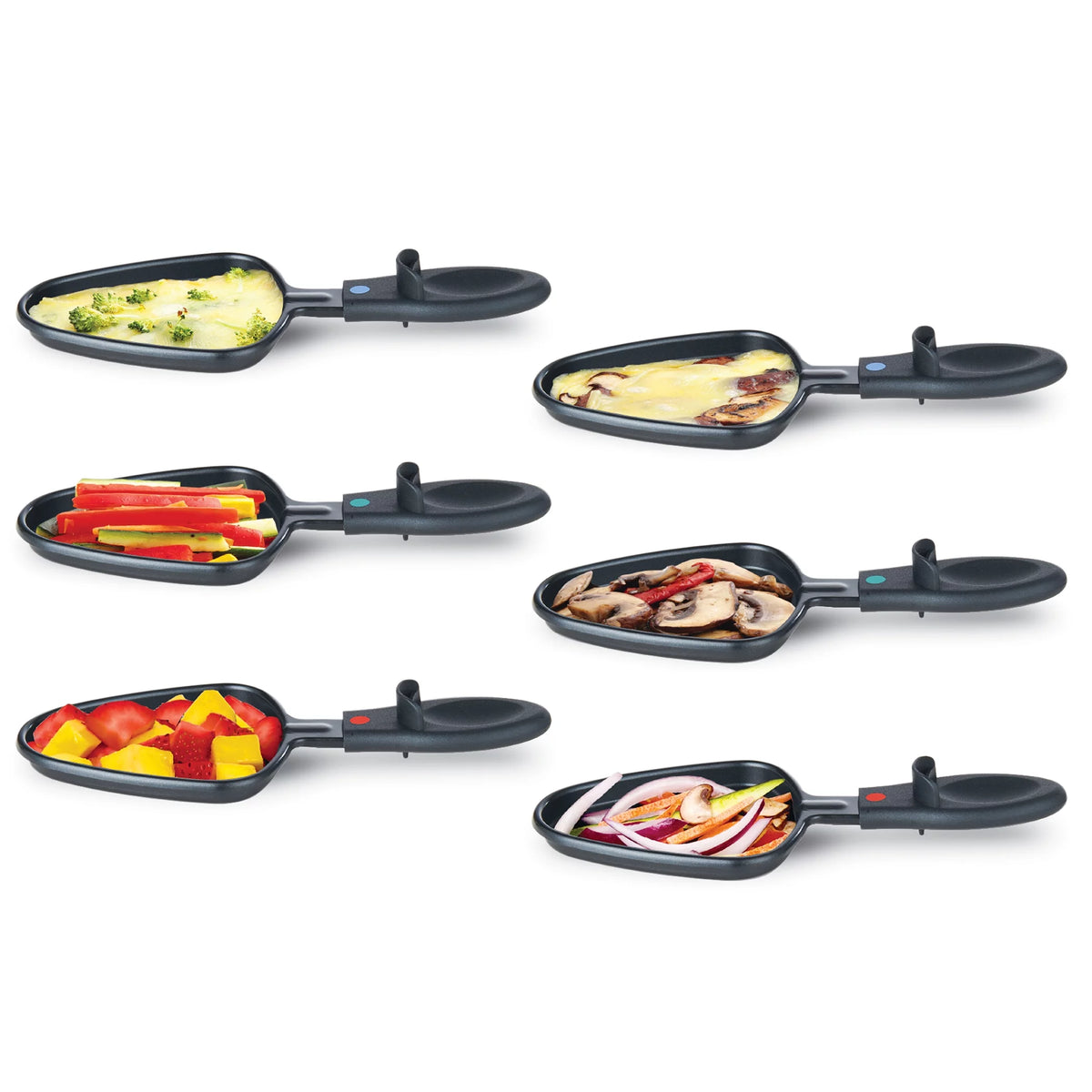 Black 6 Person Party Grill & Raclette I750928