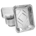 20 Pack Half Size Aluminum Pans with Lids U82457