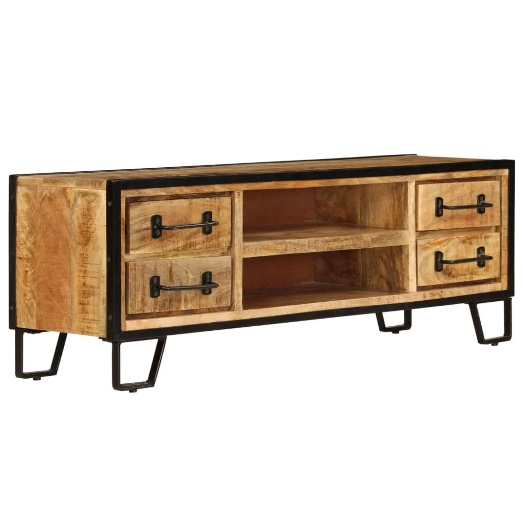 TV Cabinet with Drawers Solid Mango Wood K517