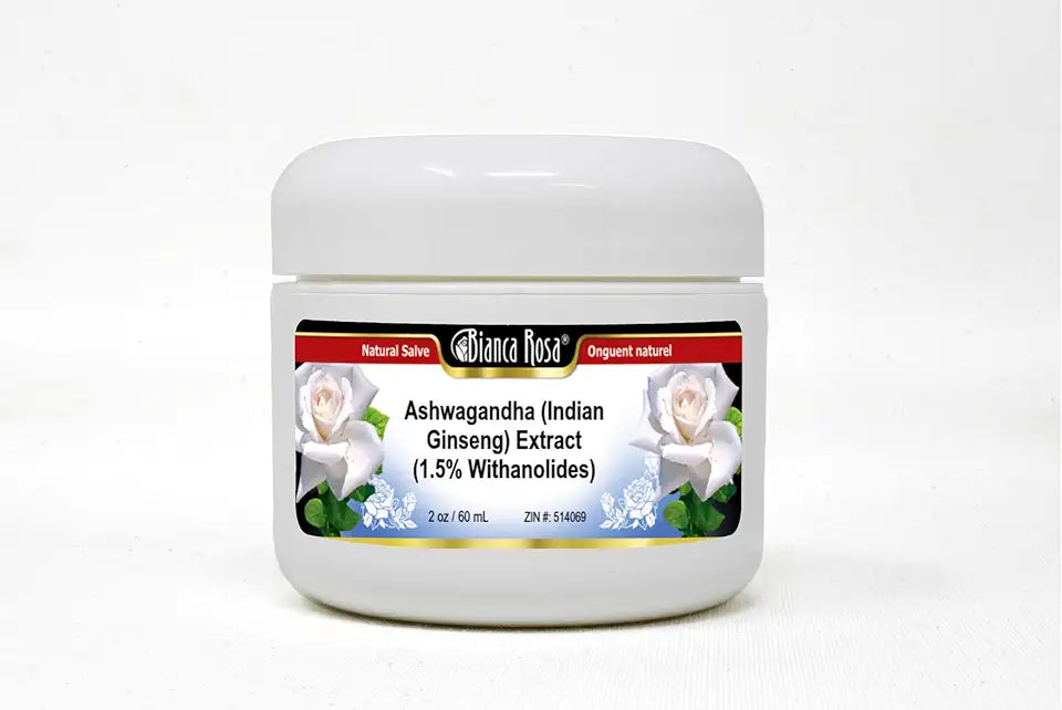 Ashwagandha Extract 1.5% Withanolides Salve Ointment 2 oz 3 Pack H390