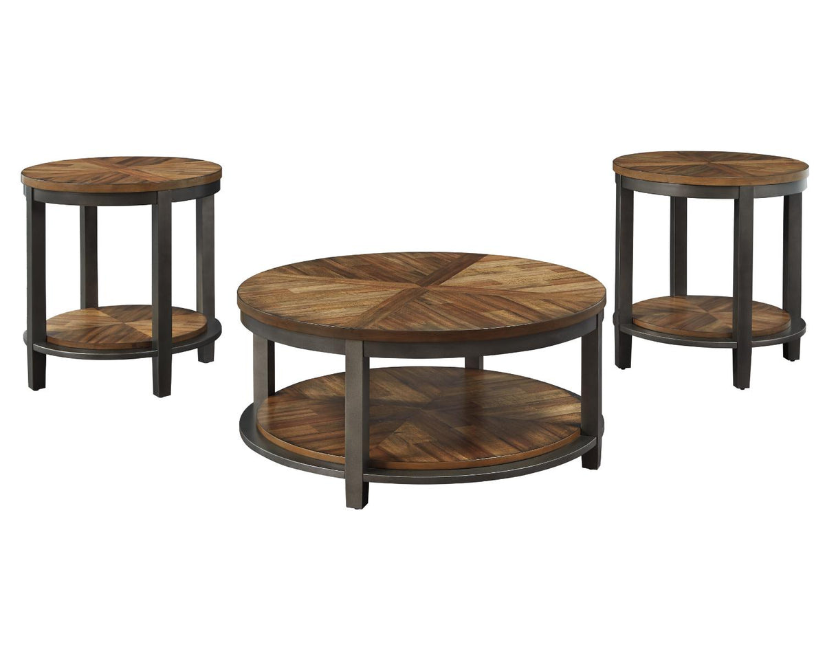 Casual Table (Set of 3) Light Brown D903