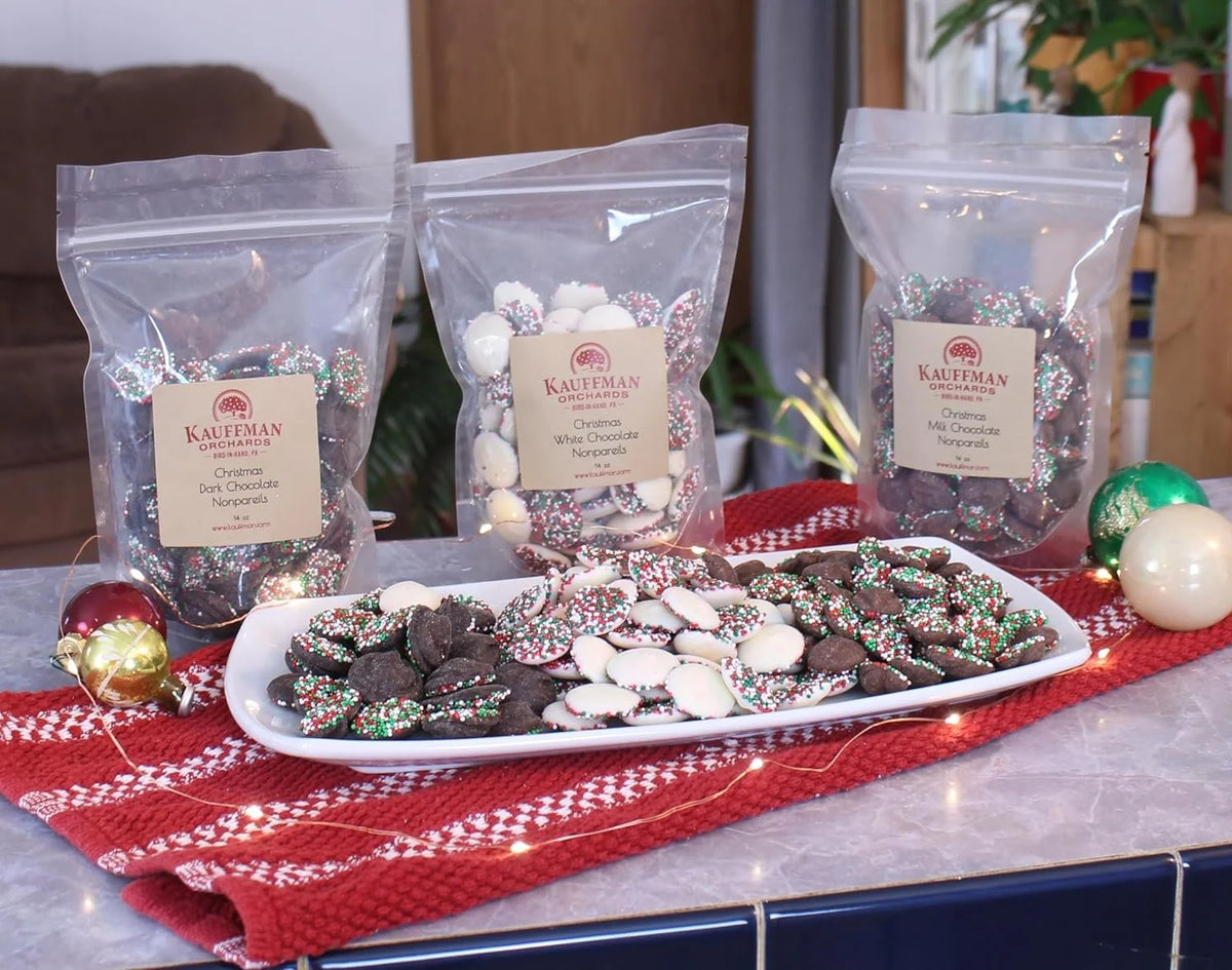 Christmas Chocolate Nonpareils Candy Gift Box H421290