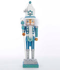 17 in. Turquoise White Nutcracker T600