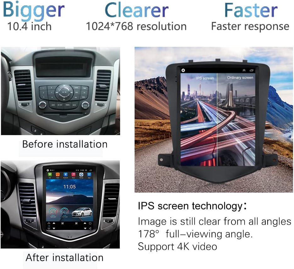 10.4 Inch Touchscreen Car Stereo Radio with Bluetooth K2667