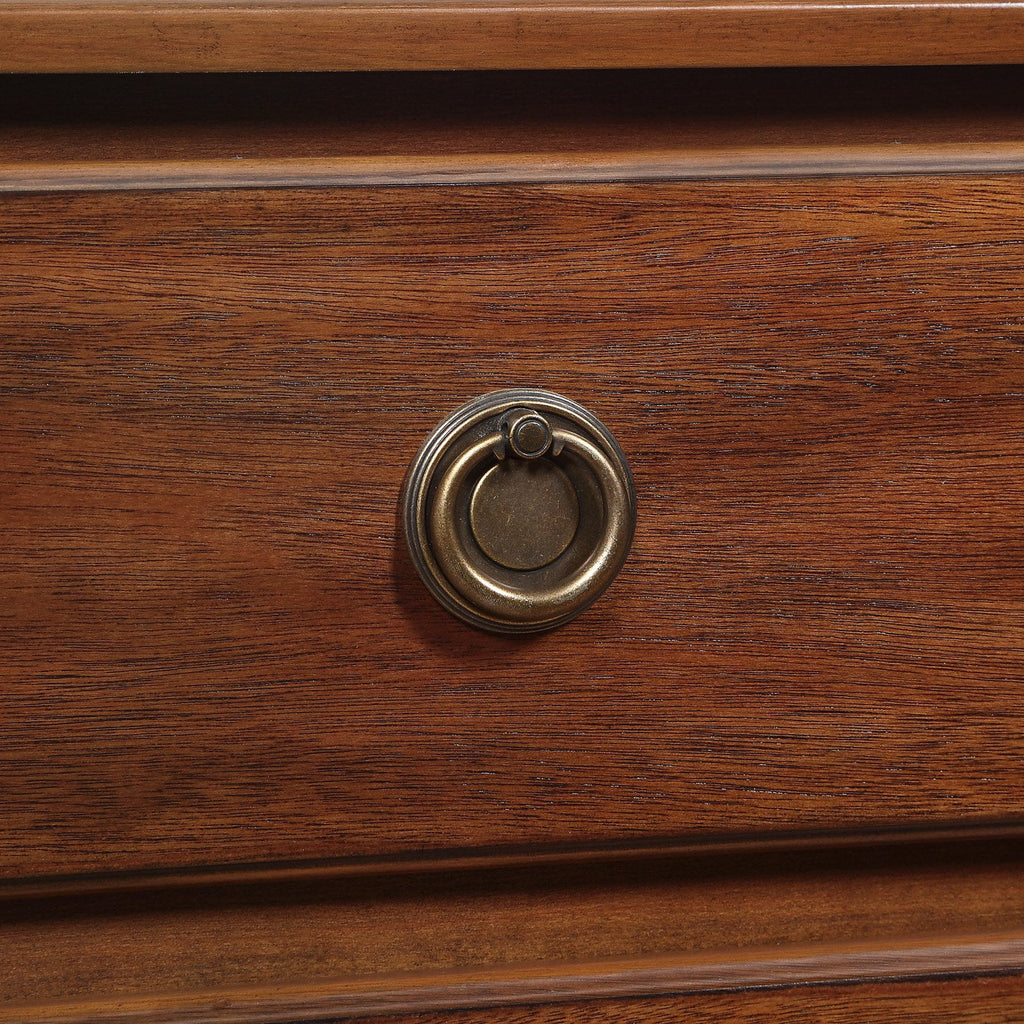 Brown 3-Drawer Wood Nightstand B545