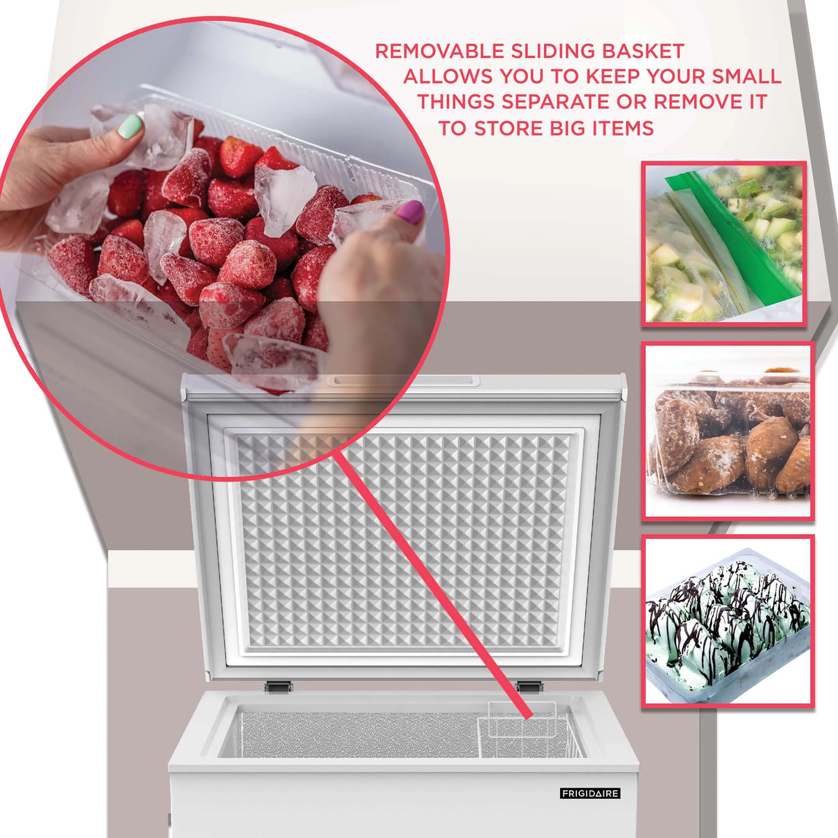 7.0 Cu. ft. White Chest Freezer V10249
