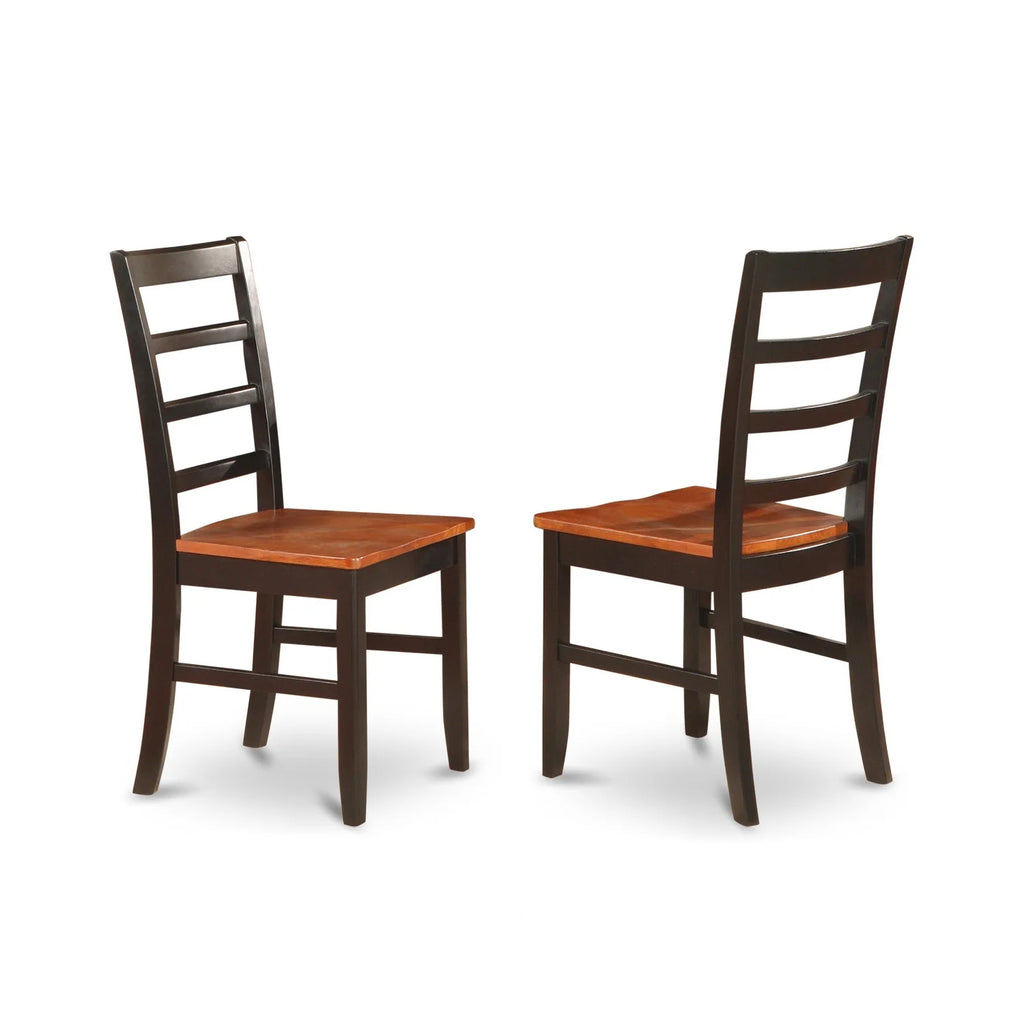 Black Cherry Square Wood 9 Piece Dining Room Set R335