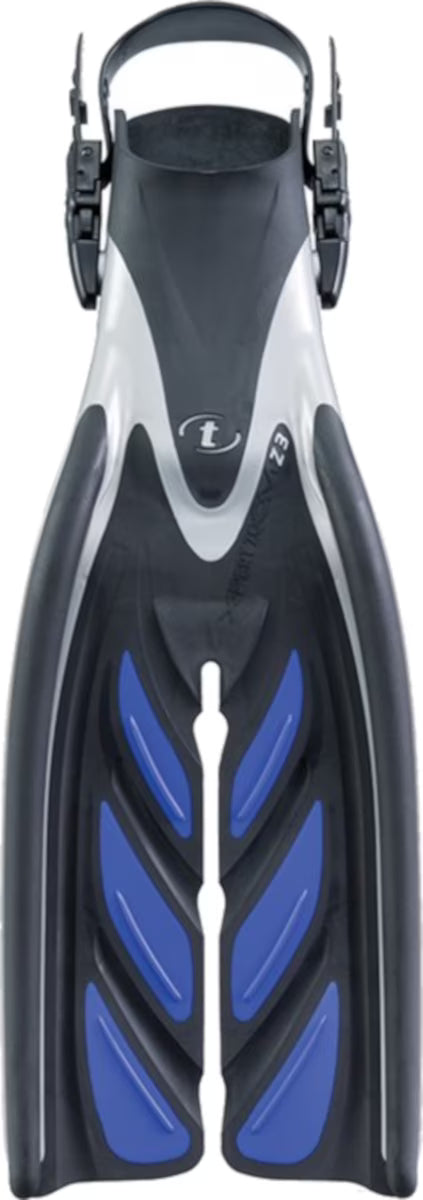 Cobalt Blue Open Heel Strap Fins K548257