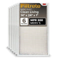 20x25x1 Pleated Electrostatic Air Filter, 6-Pack T5844