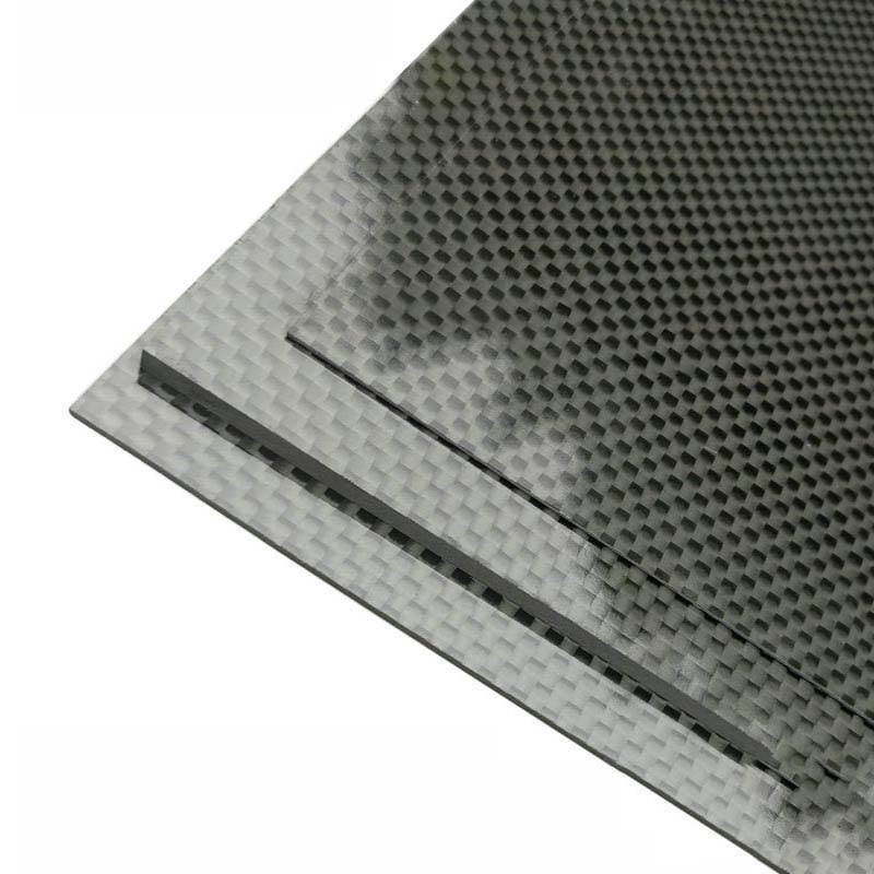 3K Black Plain Weave Carbon Fiber Plate Sheet X928