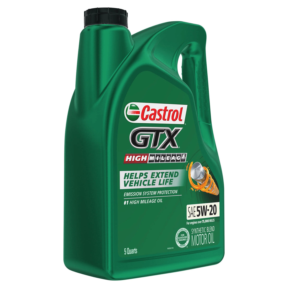 5W-20 Synthetic Blend Motor Oil, 5 Quarts U57139