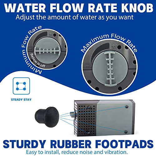 185GPH Submersible Fountain Pump with Fountain Kits S8678